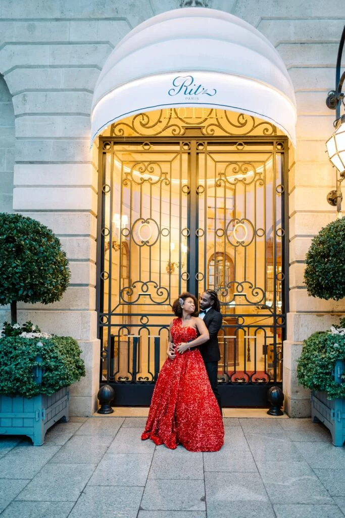 sachin and babi light blue dress Engagement Pictures in Paris  Porquoi Pas  Why Not?!  L'Amour de Paris  || English Speaking Photographers
